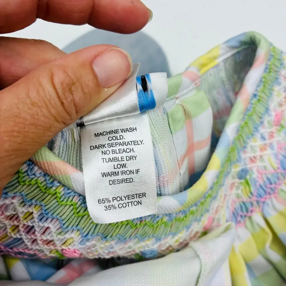 NWT Ruth & Ralph 4T Pastel Plaid Helen Dress